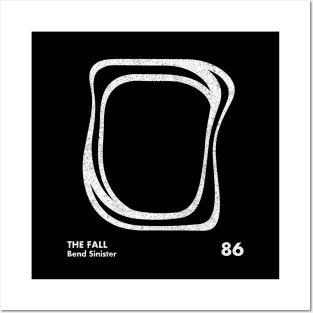 The Fall / Bend Sinister / Minimal Graphic Design Artwork Posters and Art